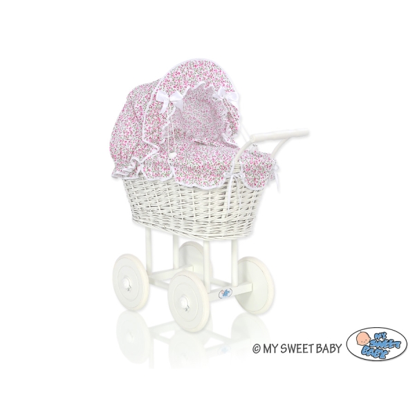 Poppenwagen van Riet Roze Bloemenweide Bloemen