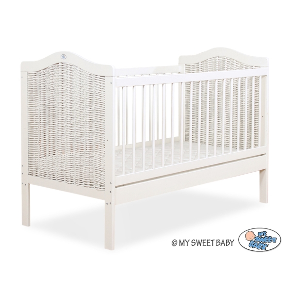 Rieten Kinderbed 120x60 cm Bruin