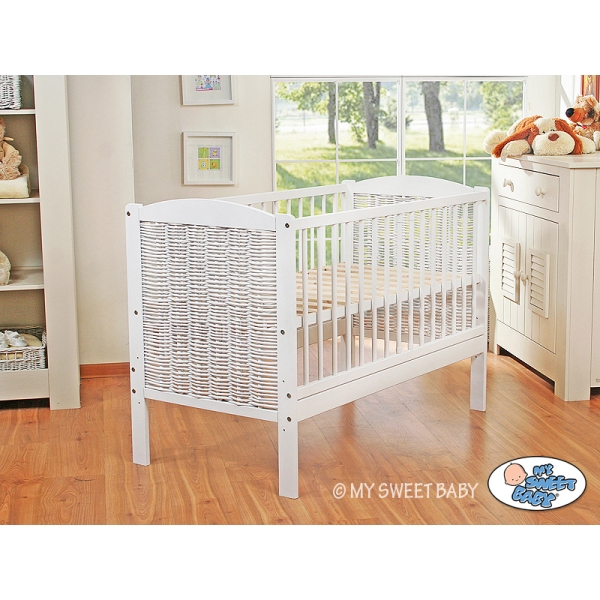 Rieten Kinderbed 120x60 cm Bruin
