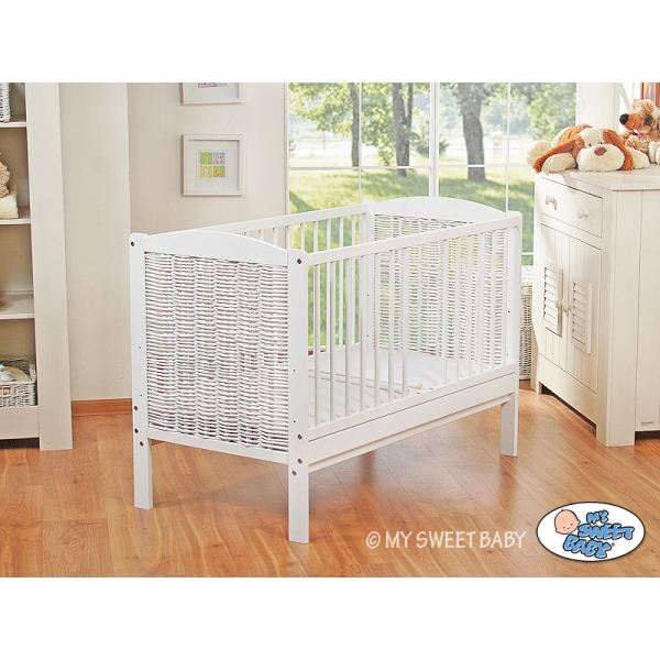 Rieten Kinderbed 120x60 cm Bruin