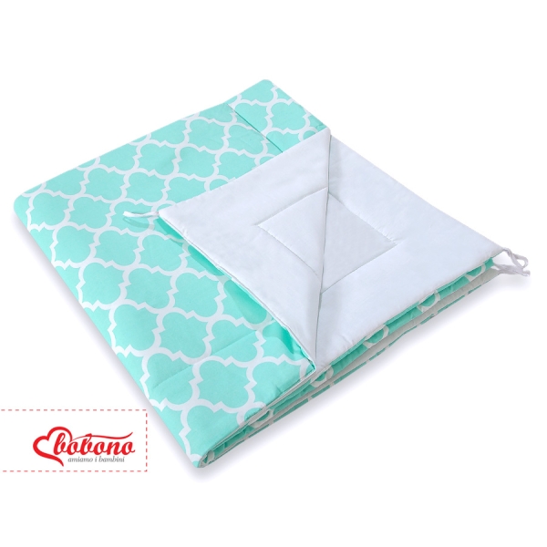 Set: Tipi-tent Speelkleed GRATIS decoratieve veren Mint Marokko