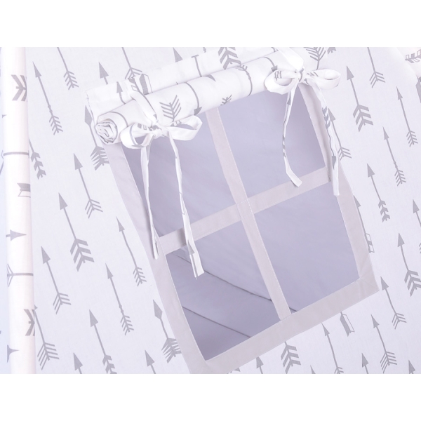 Set: Tipi-tent Speelkleed GRATIS decoratieve veren Pil
