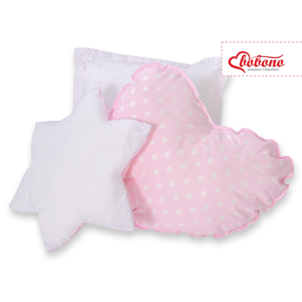 Set: Tipi-tent Speelkleed Kussens  GRATIS decoratieve veren Roze Polkaprikker