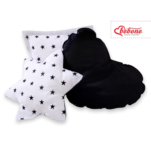 Set: Tipi-tent Speelkleed Kussens  GRATIS decoratieve veren Zwart