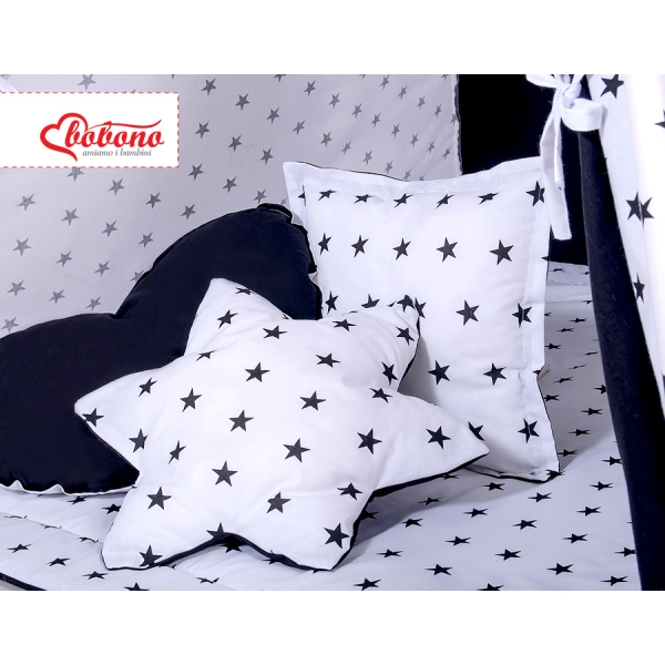 Set: Tipi-tent Speelkleed Kussens  GRATIS decoratieve veren Zwart