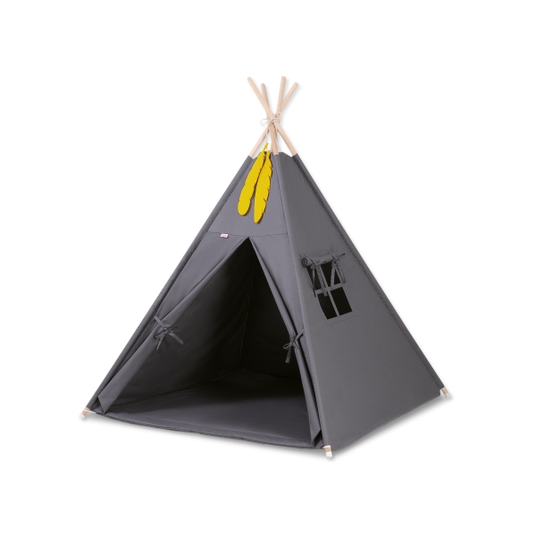 Set: Tipi-tent Speelmat   Antraciet