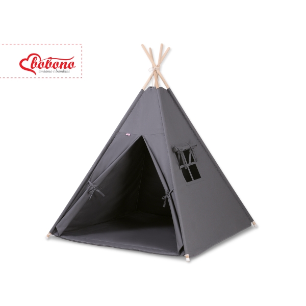 Set: Tipi-tent Speelmat   Antraciet