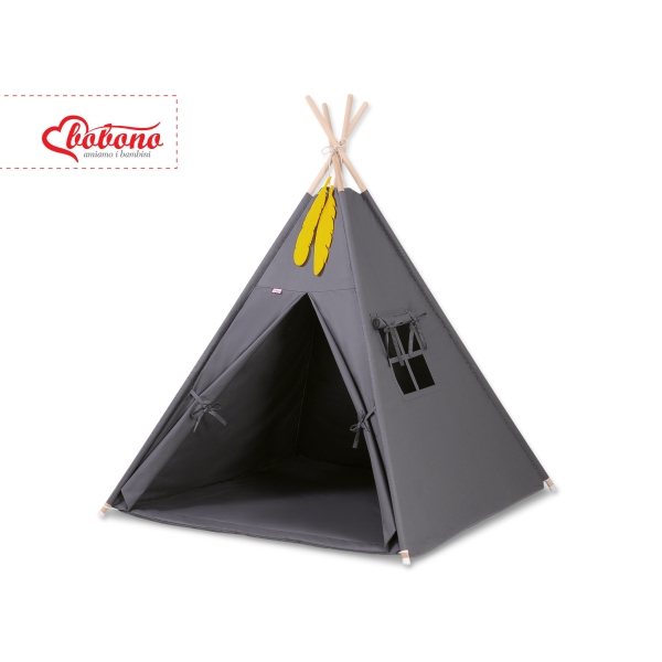 Set: Tipi-tent Speelmat   Antraciet