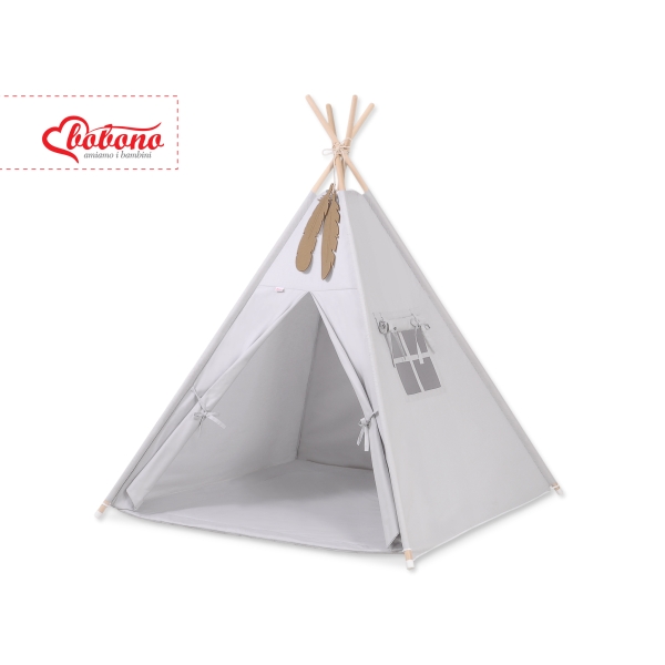 Set: Tipi-tent Speelmat   Grijs