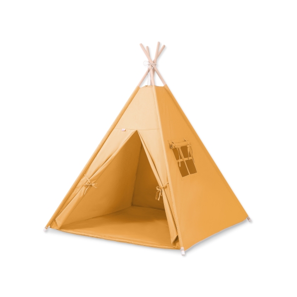 Set: Tipi-tent Speelmat   Honing Mosterd