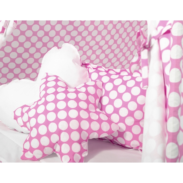 Set: Tipi-tent Speelmat  Kussens Roze