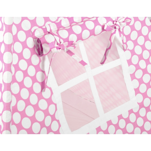 Set: Tipi-tent Speelmat  Kussens Roze