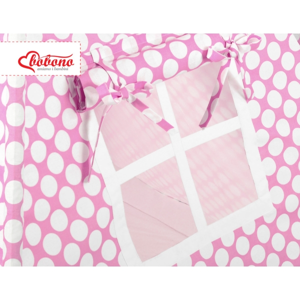 Set: Tipi-tent Speelmat  Kussens Roze