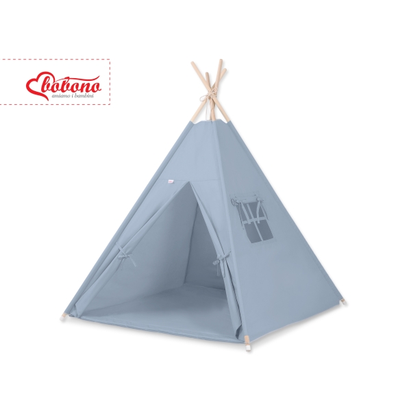 Set: Tipi-tent Speelmat   Pastelblauw
