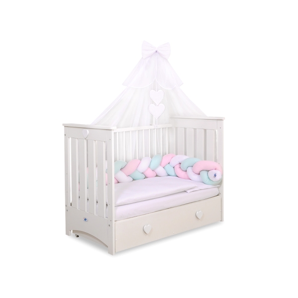 Sluier voor Ledikant 120x60 en 140x70 cm Wit Sifonki