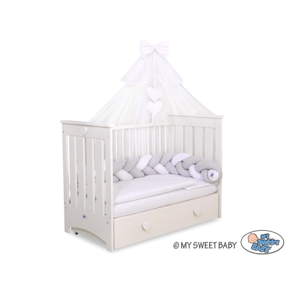 Sluier voor Ledikant 120x60 en 140x70 cm Wit Sifonki