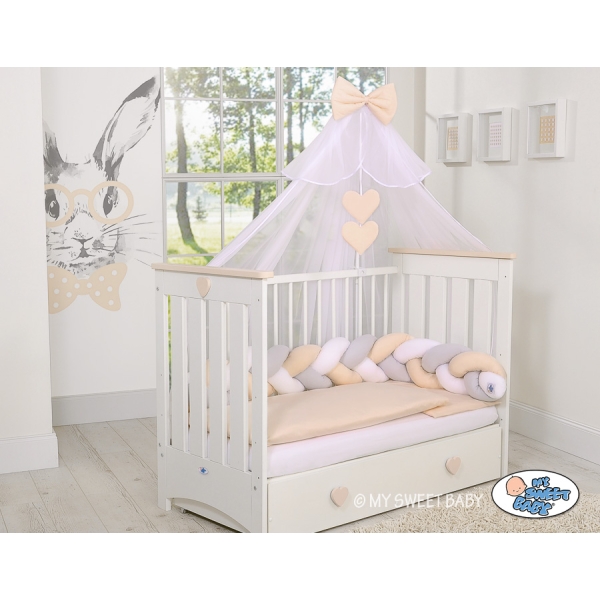 Sluier voor Ledikant 120x60 en 140x70 cm Wit Sifonki