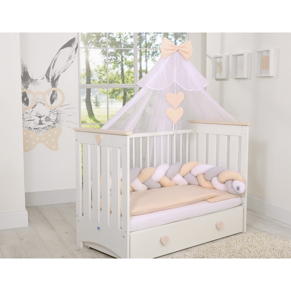 Sluier voor Ledikant 120x60 en 140x70 cm Wit Sifonki