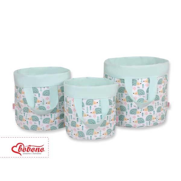 Speelgoedmand M Mint Egel
