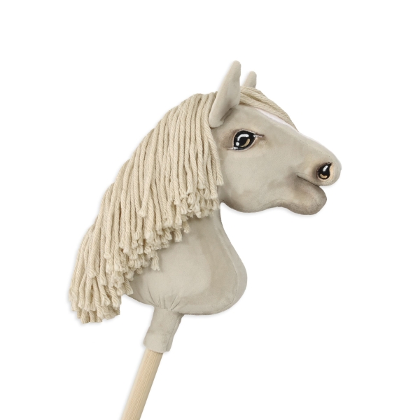 Stokpaard Hobby Paard Cremello A4