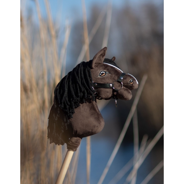 Stokpaard Hobby Paard Donkere Baai A4