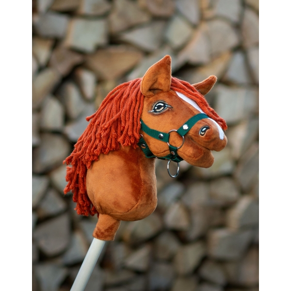 Stokpaard Hobby Paard Kastanje A4