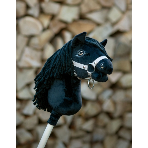 Stokpaard Hobby Paard Zwart A4