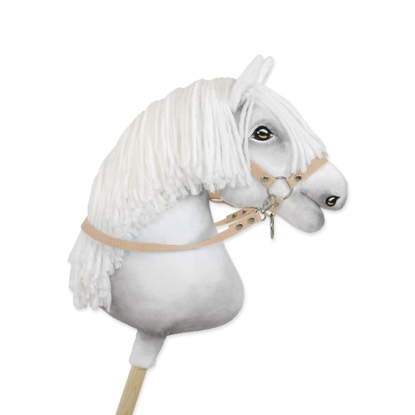 Teugels voor stokpaard Beige