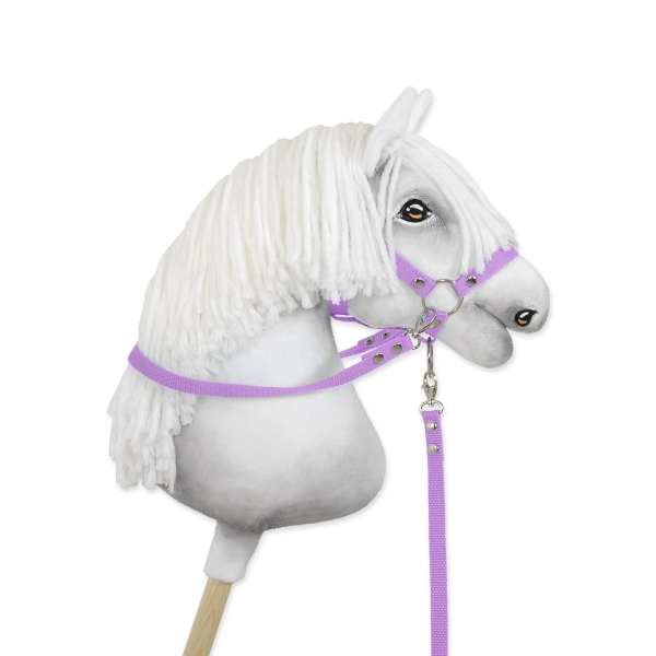 Teugels voor stokpaard Purper