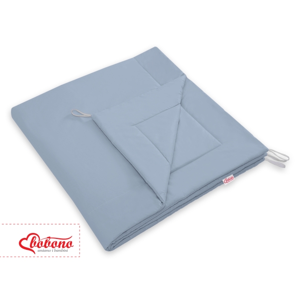 MEGA TIPI SET: Tipi-tent + speelmat + kussens + GRATIS decoratieve veren Pastelblauw