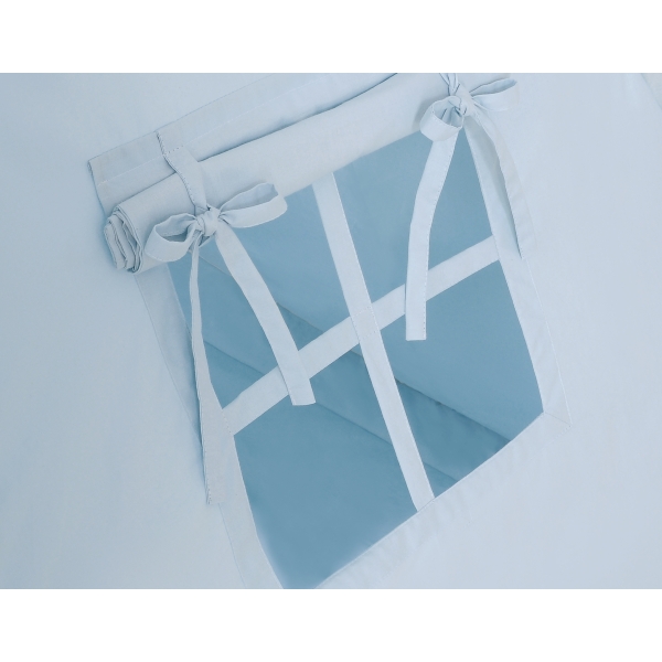 Tipi-tent met Speelmat  Blauw