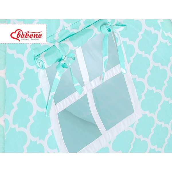 Tipi-tent Speelkleed GRATIS decoratieve veren Mint Marokko
