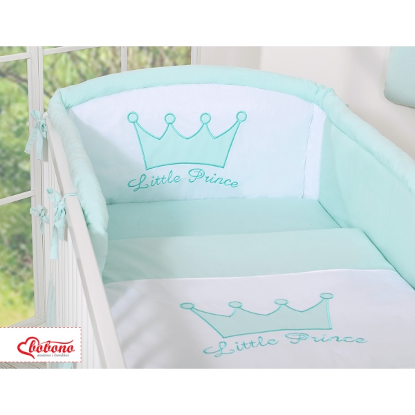 Universele Bedbumper voor Kinderbed -  Mint Little Prince Princess