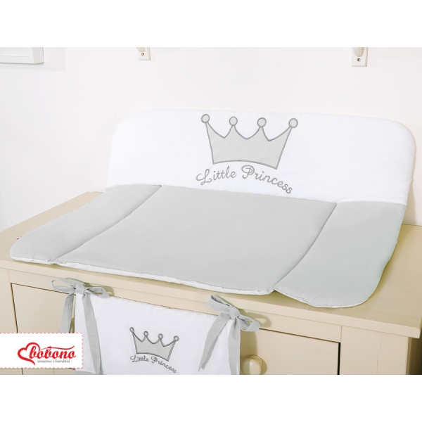 Zachte Aankleedkussen -  Grijs Little Prince Princess