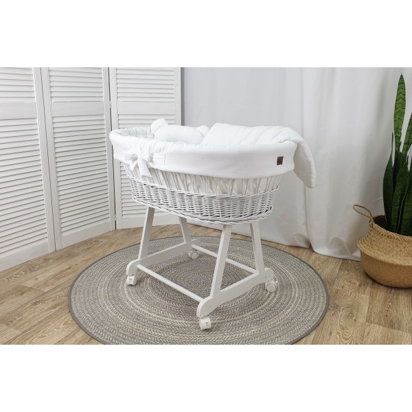 wit textielset voor baby wieg